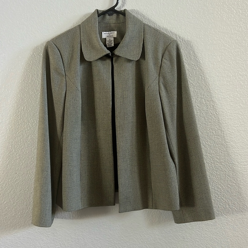 Philosophy by Republic Clothing * Cropped Jacket *  Open Front Size 12